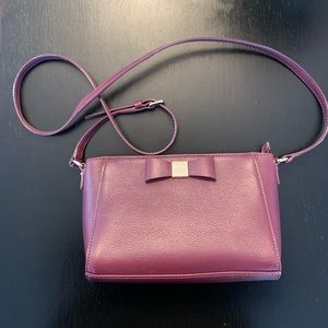 Kate Spade Burgundy Bow Crossbody